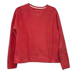 Pacer Pink Crewneck Sweatshirt Small Distressed Bleach Effect Pullover
